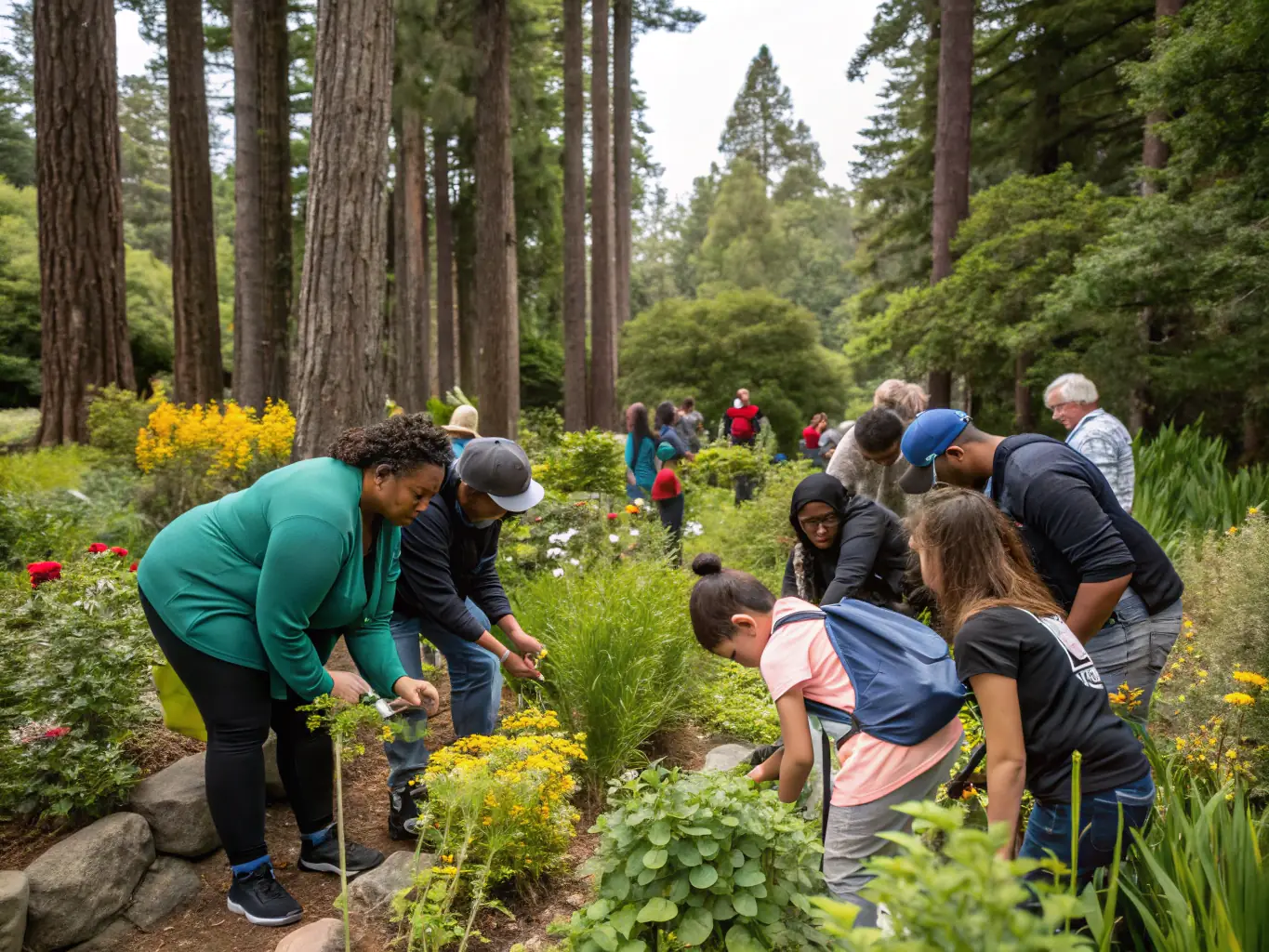 A photograph of ACFR members engaging in a community outreach program, such as educational workshops or conservation awareness campaigns, demonstrating their commitment to promoting sustainable hunting practices and environmental stewardship within the local community.